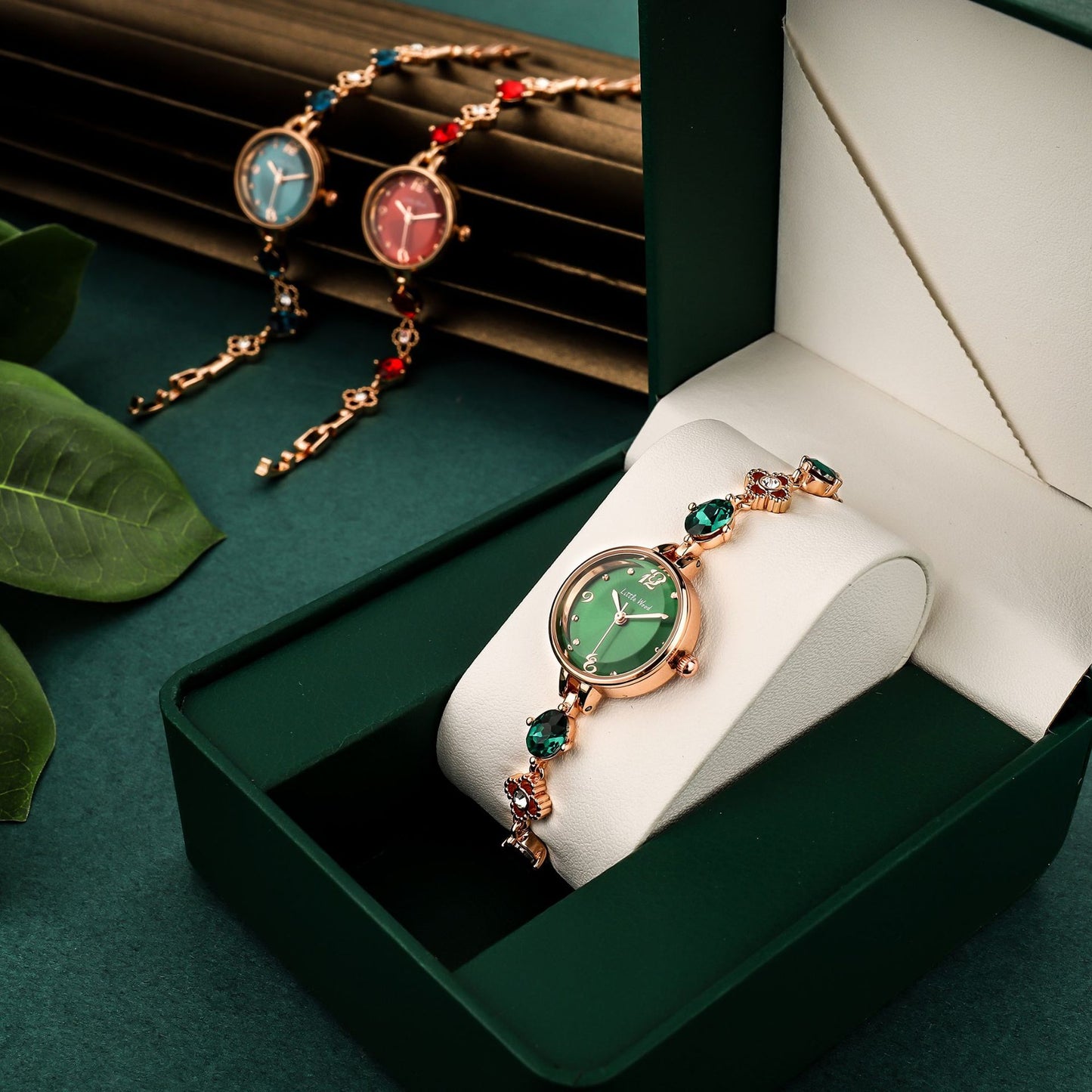 Women's bracelet jade watch