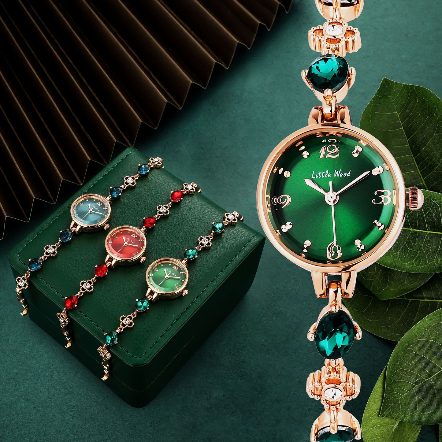 Women's bracelet jade watch