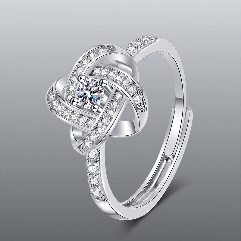 Four-Leaf Clover Zircon Jewelry Set