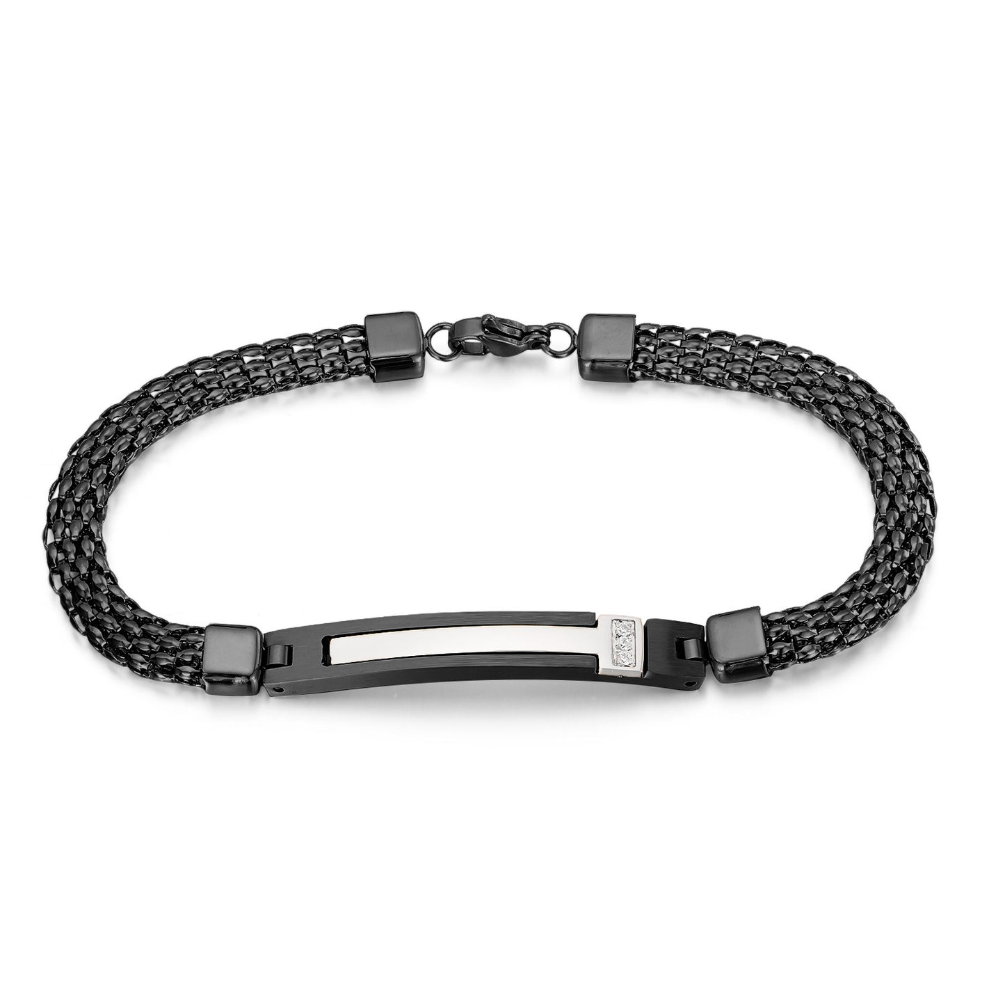 Stainless Steel Geometric Bracelet for Men