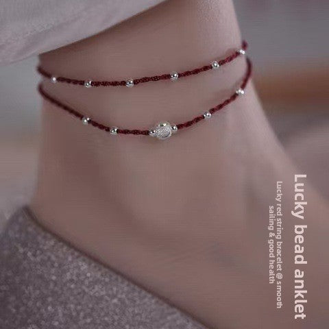 Silver bell-shaped bracelet
