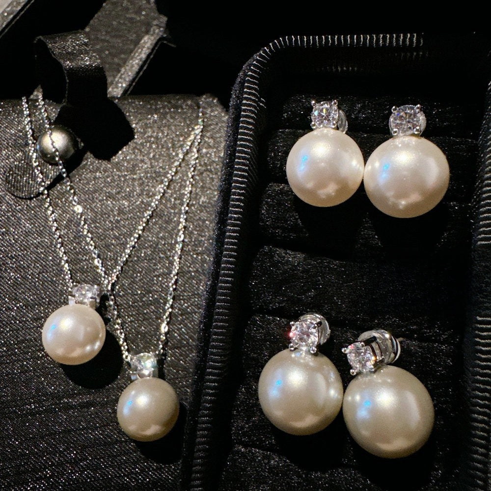 Princess Style Zircon Pearl Jewelry