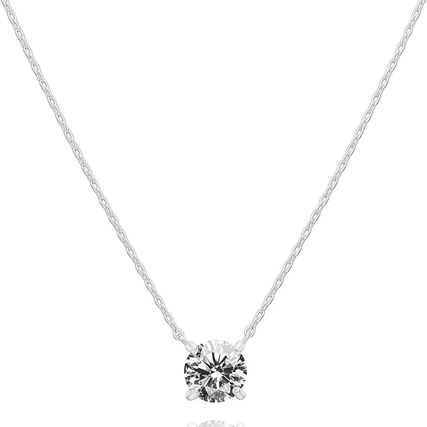 Fresh and simple collar chain pendant necklace