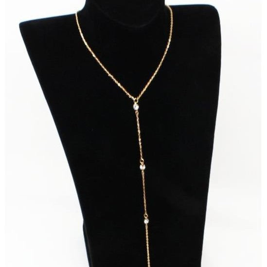 Simple Diamond Body Chain Necklace